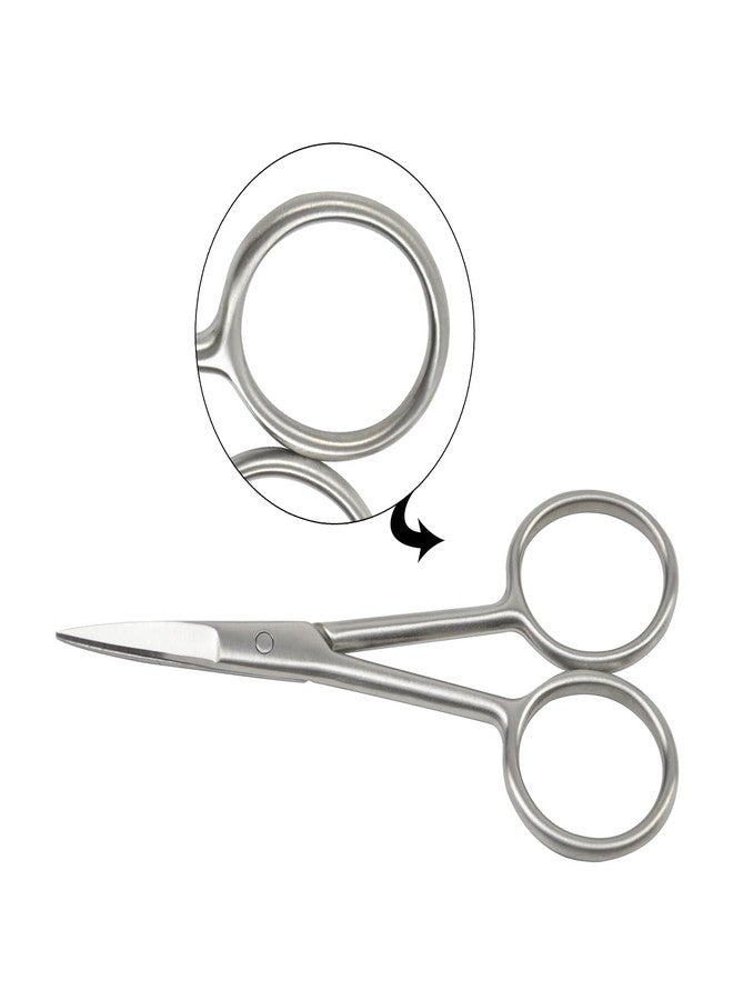 YTBYT Stainless Steel Cuticle Scissors Straight Tip Beauty Scissors Nail Sicssors for Facial Hair Nail Cuticle Removal - Image 4
